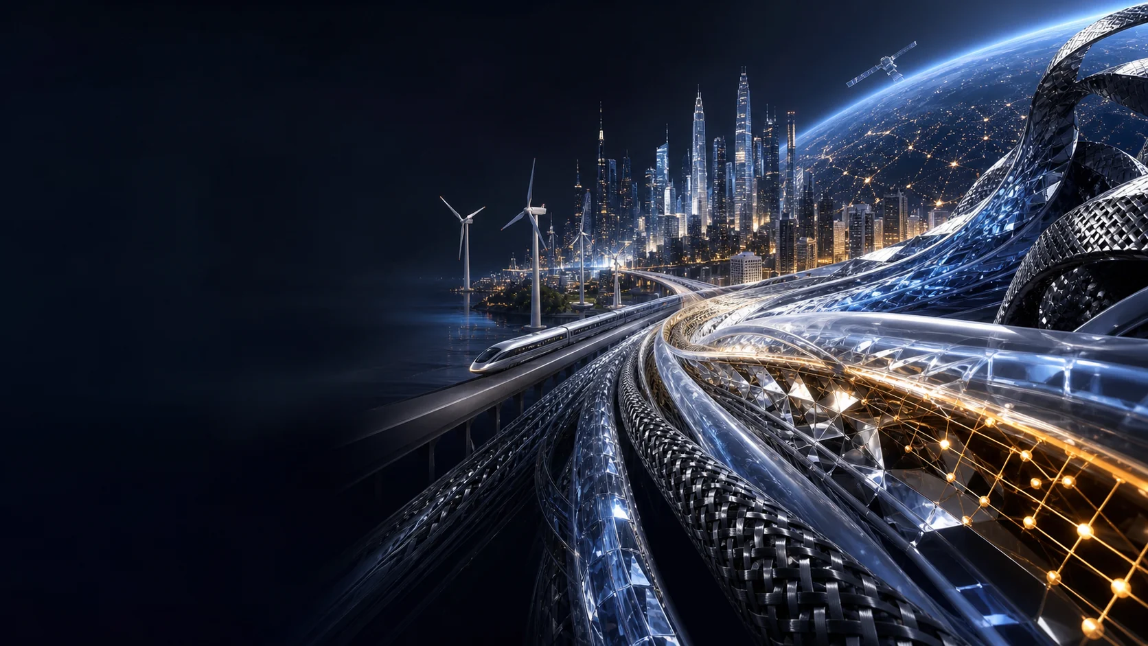 Advanced materials supporting energy, transportation, communication, and future cities